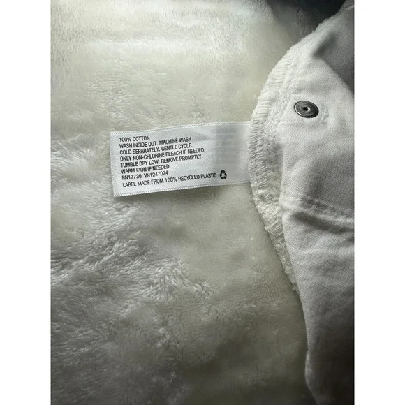 Wild Fable Women Shorts-00 White MultiColor Splatter Pattern Highest Rise Jean - Picture 5 of 9